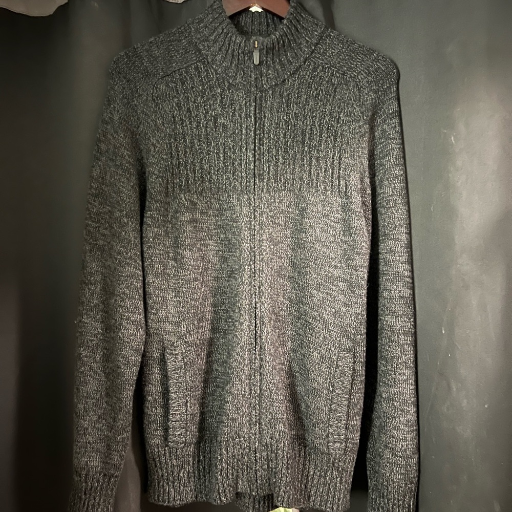 Icebreaker Men's Charcoal Zip-Up Sweater